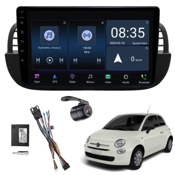 KIT MULTIMIDIA COD 5299 + MOLDURA COD 5424 + CAMERA DE RÉ COD 5630 + CHICOTE COD 5652