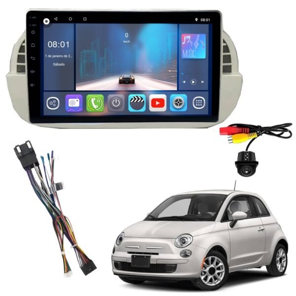 KIT MULTIMIDIA COD 5746 + MOLDURA COD 5423 + CAMERA DE RÉ COD 5630 + CHICOTE CAN COD 5652