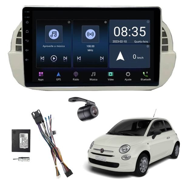 KIT MULTIMIDIA COD 5299 + MOLDURA COD 5423 + CAMERA DE RÉ COD 5630 + CHICOTE COD 5652